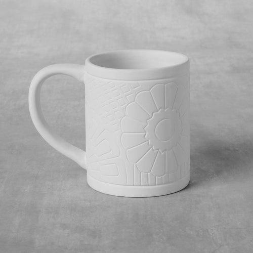Duncan 40063 Bisque Talavera Mug 16 oz.