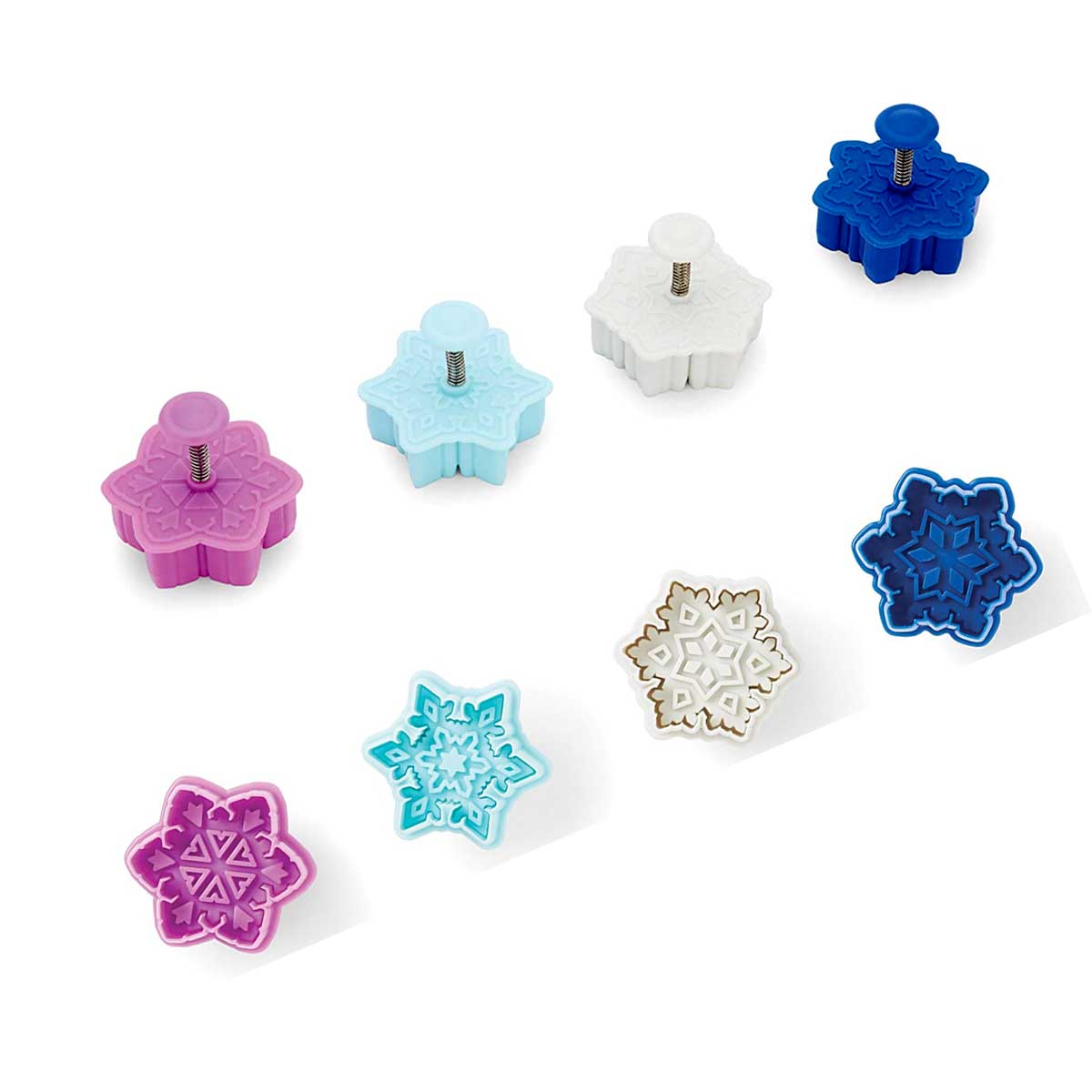 Intricate Winter Snowflake Plunger Cutters, 4 pc
