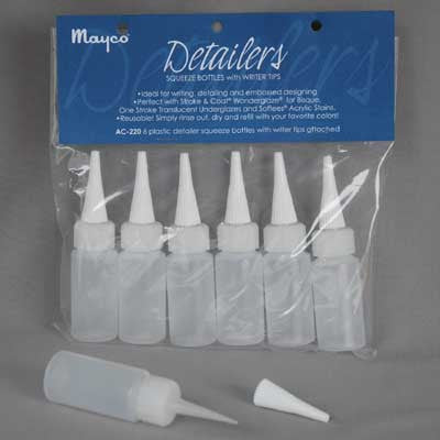 Mayco AC-220 Detailer Squeeze Bottles with Writer Tips - Sounding Stone