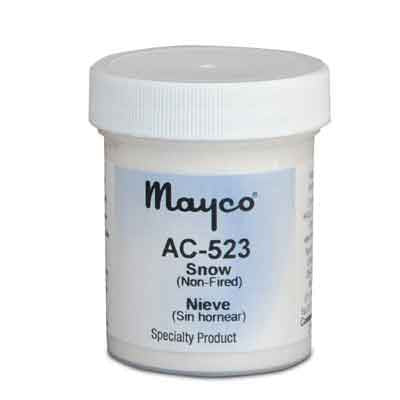Mayco AC523 Non-Fired Snow, 2 oz