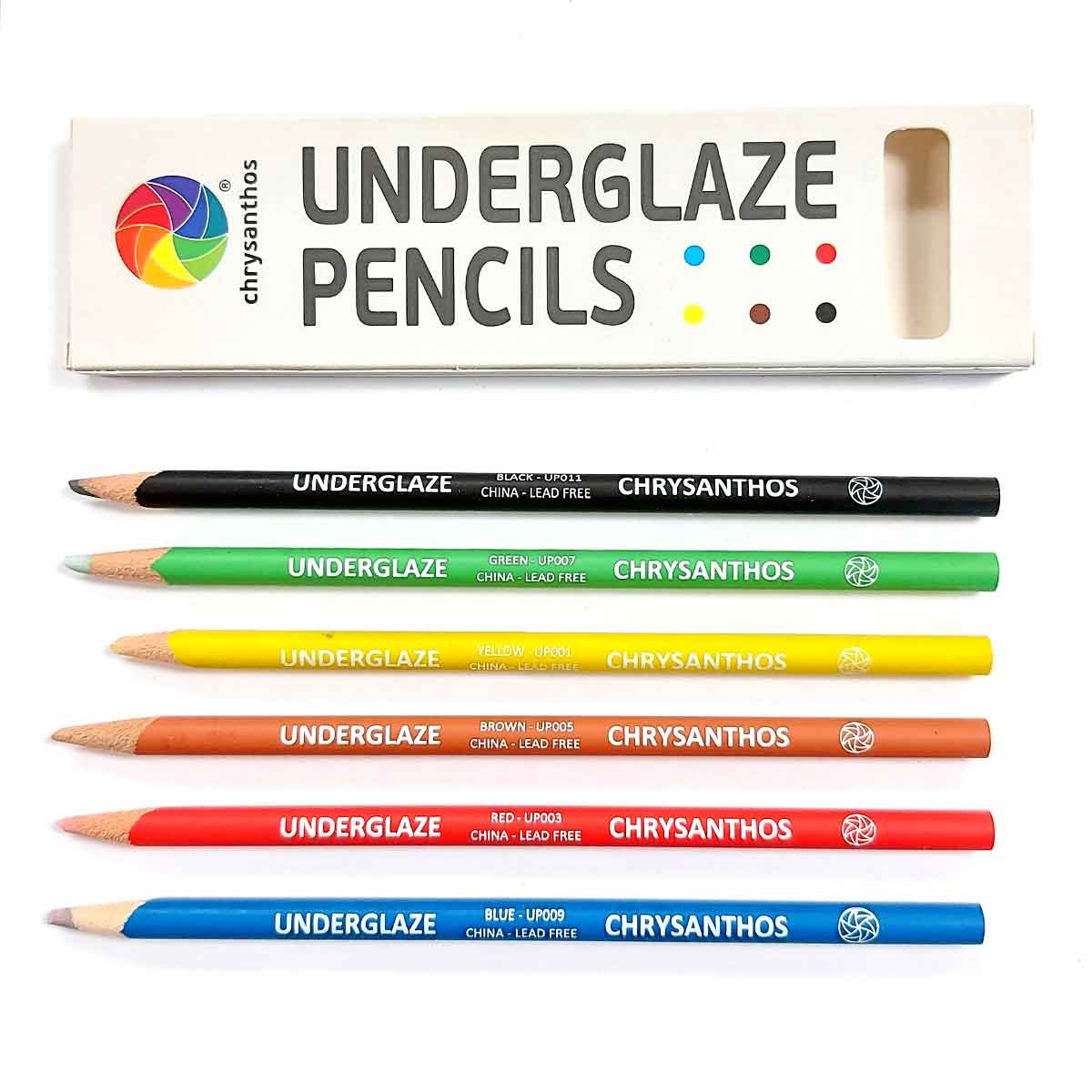Chrysanthos Underglaze Pencils, Set
