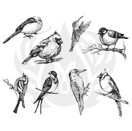 Mayco DSS-108 Aviary Small Birds Designer Silkscreen - Sounding Stone