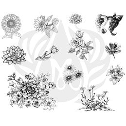 Mayco DSS-138 Flowers Designer Silkscreen - Sounding Stone