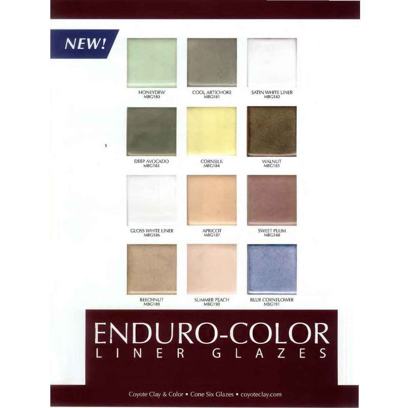 Coyote Enduro-Color Liner Glaze Brochure