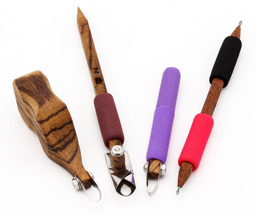 DiamondCore 4-Piece Exotic Clay Carving Tool Set P4, P8V, K2, L3