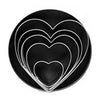 Heart Shape Cutter Set, 5 pc