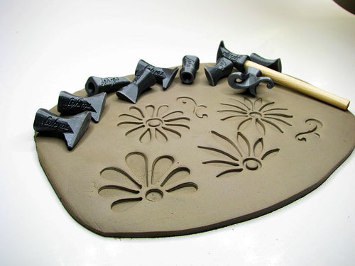 Relyef RR025 Flower Puzzle Stamp Set No. 1