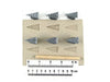 Relyef RR012 Isosceles Triangles Stamp Set