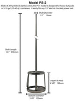 Jiffy Mixer PS-2 Stainless Steel Mixer