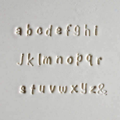 MKM Tools Mom's Fridge Notes Lower Case Font Stamp Set