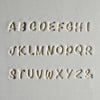 MKM Tools Mom's Fridge Notes Upper Case Font Stamp Set
