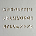 MKM Tools Mom's Fridge Notes Upper Case Font Stamp Set