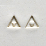 MKM Tools Sts4 Small Triangle Stamp - Triangle and Dot