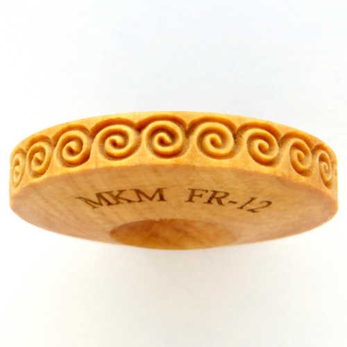 MKM Tools FR12 Greek Key- Round Spiral Design Finger Roller