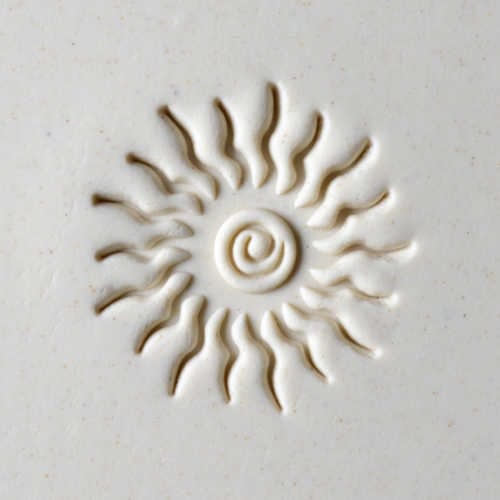 MKM Tools Scl004 Large Round Stamp - Spiral Sun