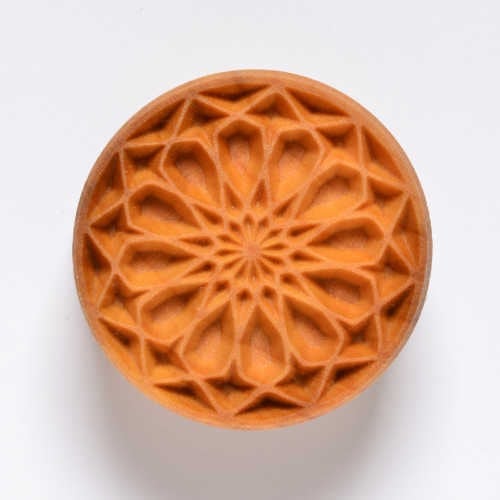 MKM Tools Scl011 Large Round Stamp - Rose Window