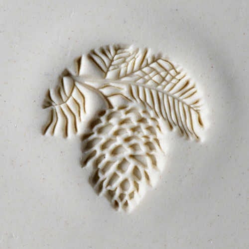 MKM Tools Scl017 Large Round Stamp - Pine Cone