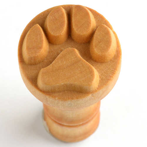 MKM Tools Scm001 Medium Round Stamp - Dog Paw