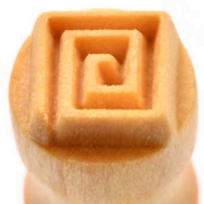MKM Tools Scs117 Small Round Stamp - Square Spiral