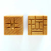 MKM Tools Ssm003 Medium Square Stamp - Bricks and Hashtag