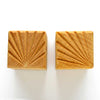 MKM Tools Ssm006 Medium Square Stamp - Sun Beams and Lines