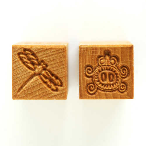 MKM Tools Ssm077 Medium Square Stamp - Dragonfly and Insect