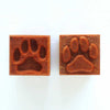 MKM Tools Ssm144 Medium Square Stamp - Dog Paw Tracks