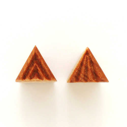 MKM Tools Sts1 Small Triangle Stamp - Zig Zags