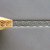 MKM Tools FR12 Greek Key- Round Spiral Design Finger Roller
