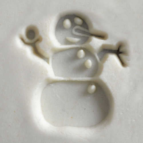 MKM Tools Scm176 Medium Round Stamp - Snowman