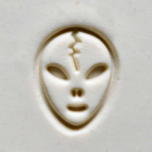 MKM Tools Scm205 Medium Round Stamp - Alien Head