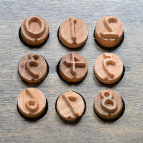 MKM Tools Prints Charming Number Font Stamp Set