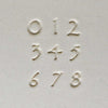 MKM Tools Prints Charming Number Font Stamp Set