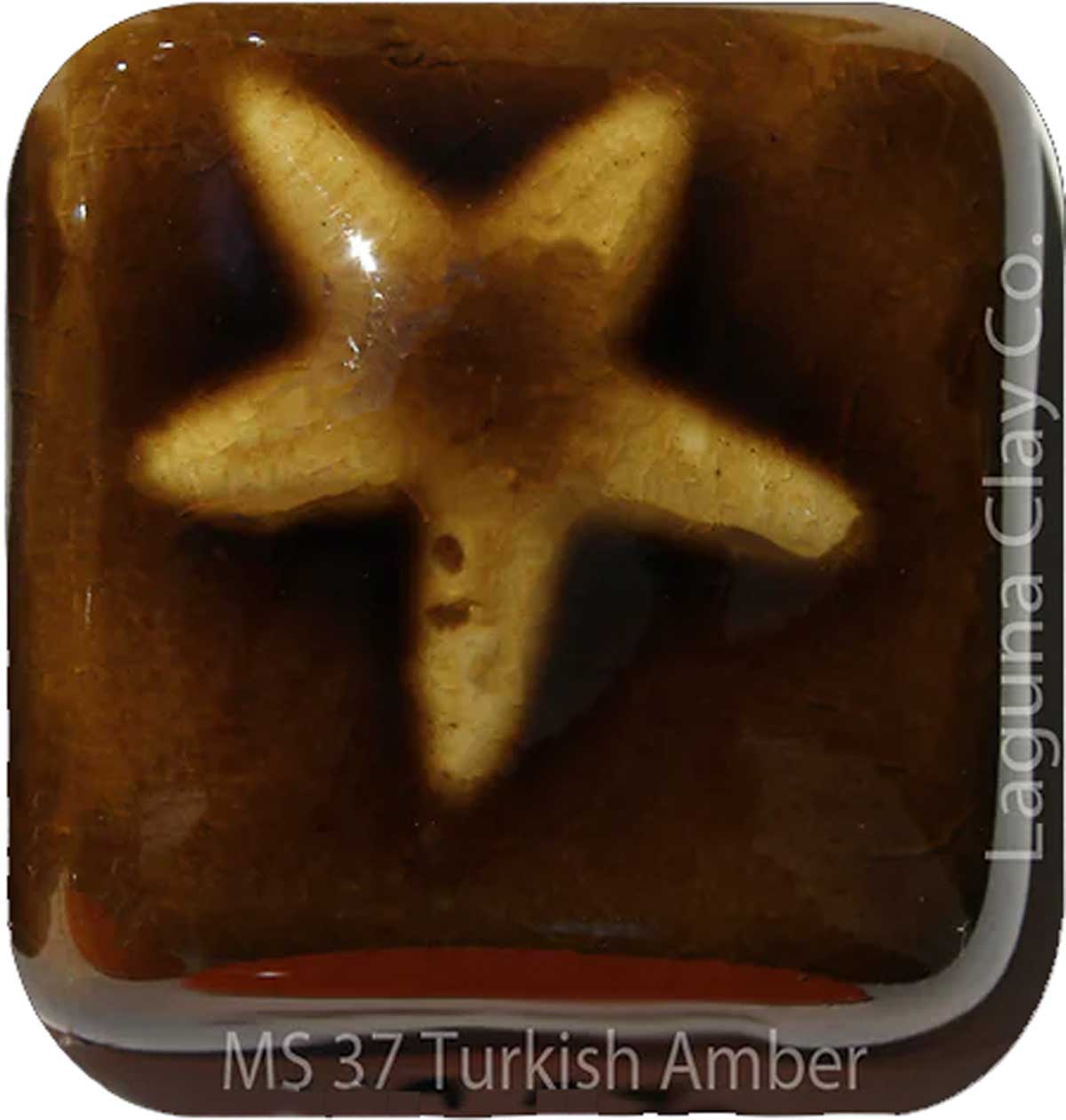 コンプラ瓶　MA321 Laguna MS37 Turkish Amber Medium Fire Glaze – Sounding Stone