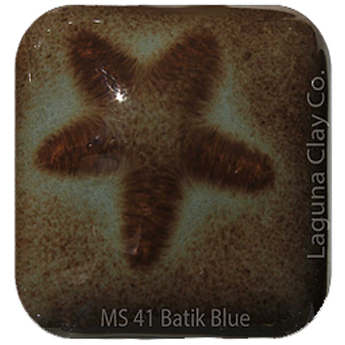 Laguna MS41 Batik Blue Medium Fire Glaze