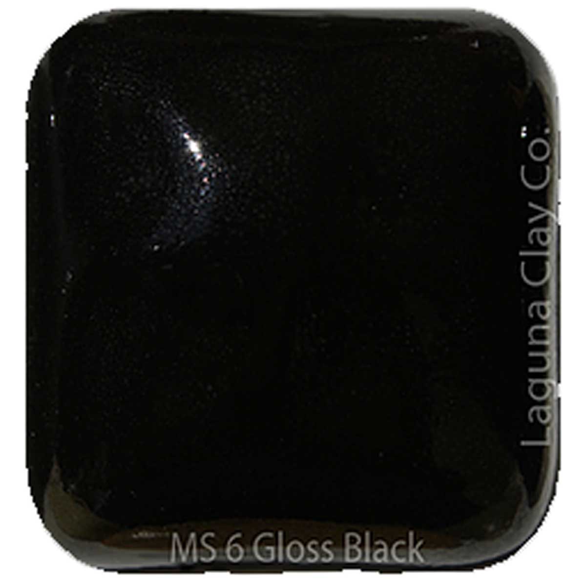 Laguna MS6 Gloss Black Medium Fire Glaze