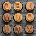 MKM Tools Mom's Fridge Notes Upper Case Font Stamp Set