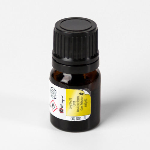 Mayco OG801 Bright Gold Overglaze, 2 gram