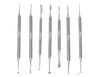 Xiem PSTS7SD Stainless Steel Double Ended Carving Tools, Set of 7