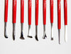 Xiem PSTS9MC Stainless Steel Double Ended Carving Tools, Set of 9