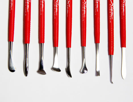 Xiem PSTS9MC Stainless Steel Double Ended Carving Tools, Set of 9