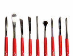 Xiem PSTS9MC Stainless Steel Double Ended Carving Tools, Set of 9