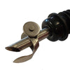 Stainless Steel Bottle Pouring Insert with Weighted Flap & Black Accent for Olive Oil & Vinegar
