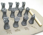 Relyef RR004 Zodiac - Astrological Sign Stamp Set, 15 mm