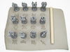 Relyef RR004 Zodiac - Astrological Sign Stamp Set, 15 mm