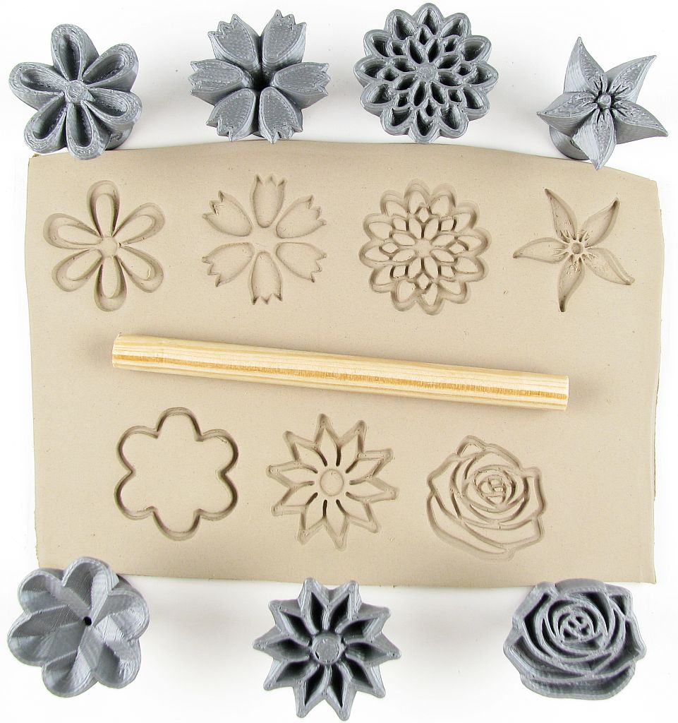 Relyef RR034 Flowers Stamp Set No. 2