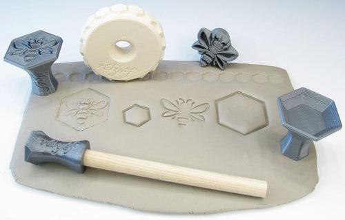 Relyef RR005 Bees & Honeycomb Stamp Set