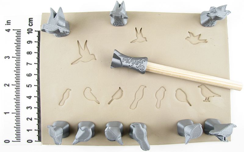Relyef RR080 Birds Stamp Set