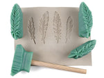 Relyef RR105 Feathers Stamp Set