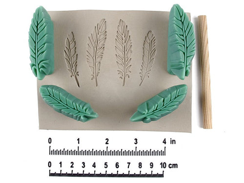 Relyef RR105 Feathers Stamp Set